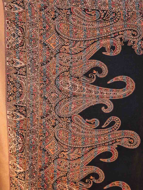 Women's Jamawar Wool Shawl